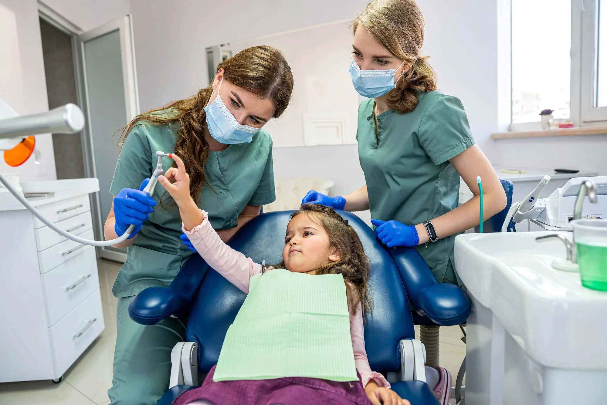 Child-receiving-gentle-exam-from-family-dentist-in-Charleston-SC