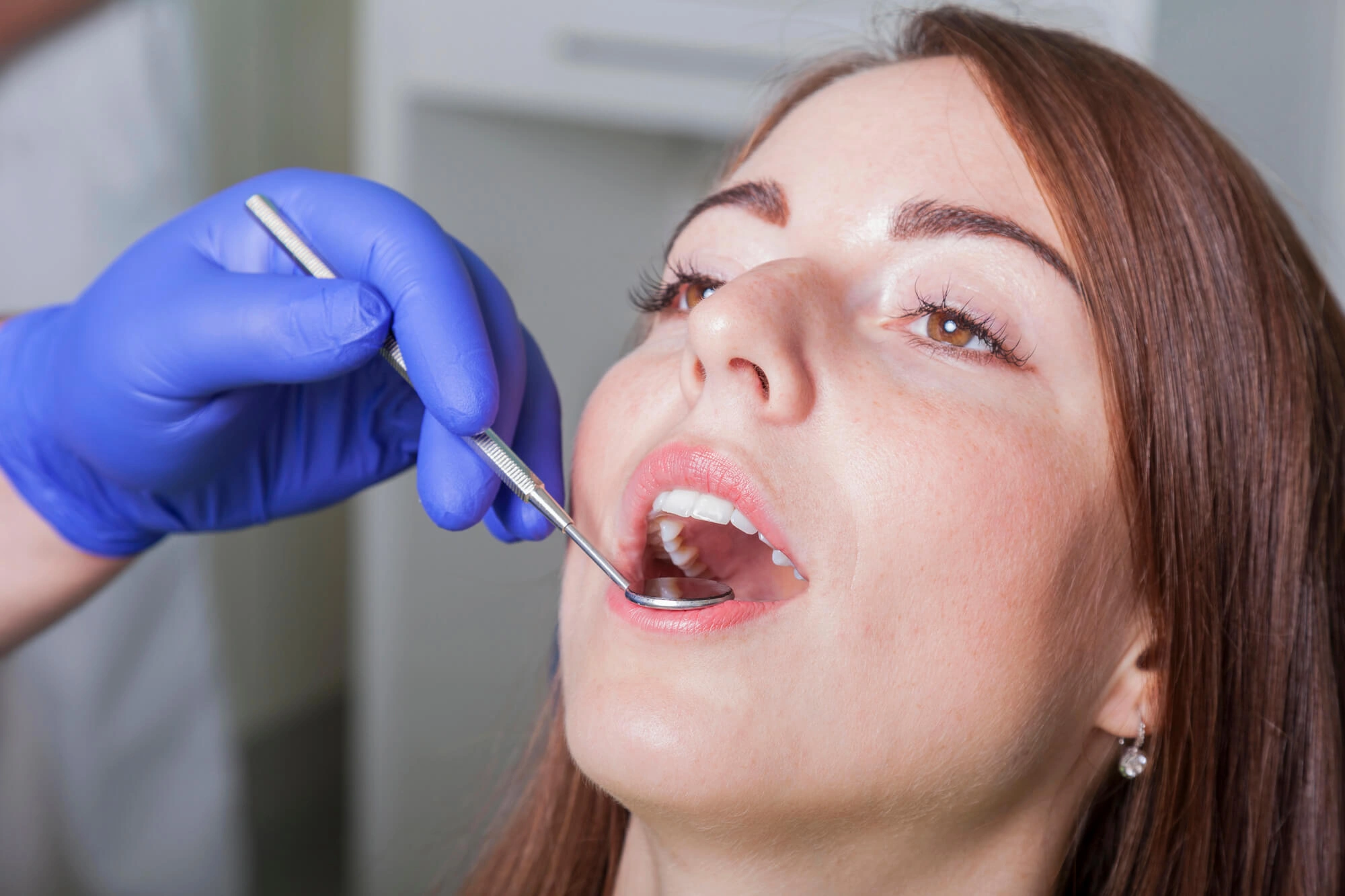 dental exam for cosmetic dentistry